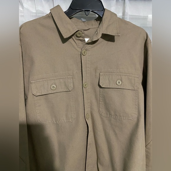 Frank and Oak Cream tone button up - Picture 2 of 5